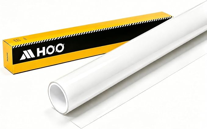 MHOO 7.5 Mil TPU Clear Paint Protection Film for Cars, 12inX50ft，High Gloss Self-Healing Anti-Yellowing Automotive Wrap, Large roll Material Suitable for Vehicle Protection