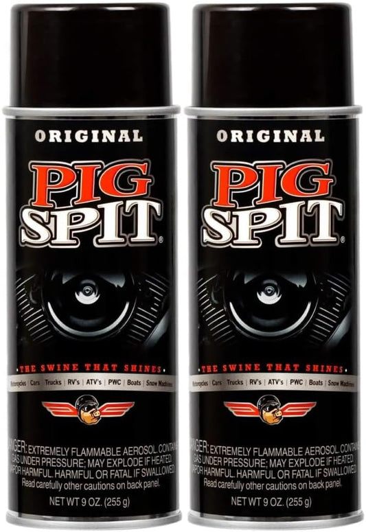 Original | Shine for Engines, Trim, Tires & Vinyl | Restores Faded Black Plastic | 9 oz. | 2-Pack