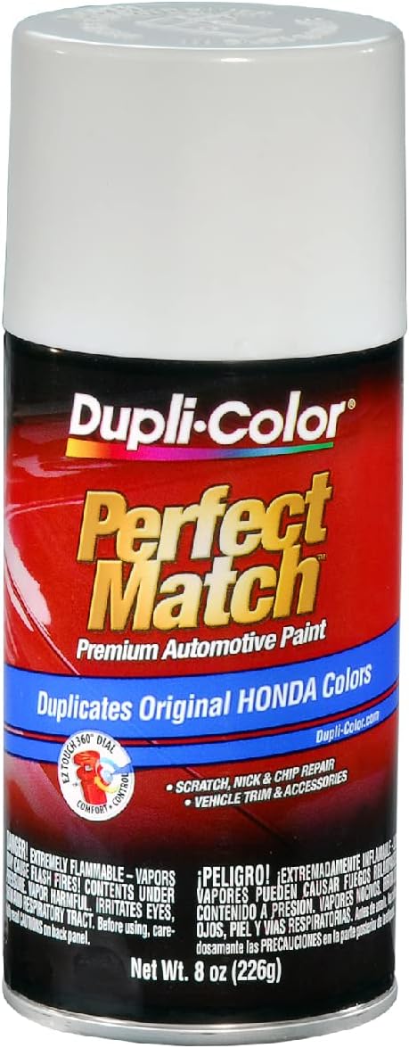 Dupli-Color EBHA09507 Perfect Match Automotive Spray Paint – Honda Frost White, NH538 – 8 oz. Aerosol Can