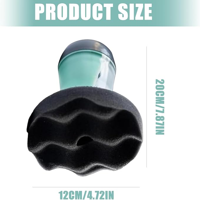 Tire Shines Applicator Sponge with Reservoirs Saves Tire Cleaner NonMess Foam Pad
