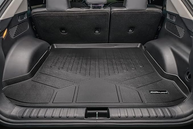 SMARTLINER Custom Fit All Weather 2 Row Floor Mats & Cargo Liner Set Compatible with 2022-2024 Hyundai Ioniq 5