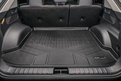 SMARTLINER Custom Fit All Weather 2 Row Floor Mats & Cargo Liner Set Compatible with 2022-2024 Hyundai Ioniq 5