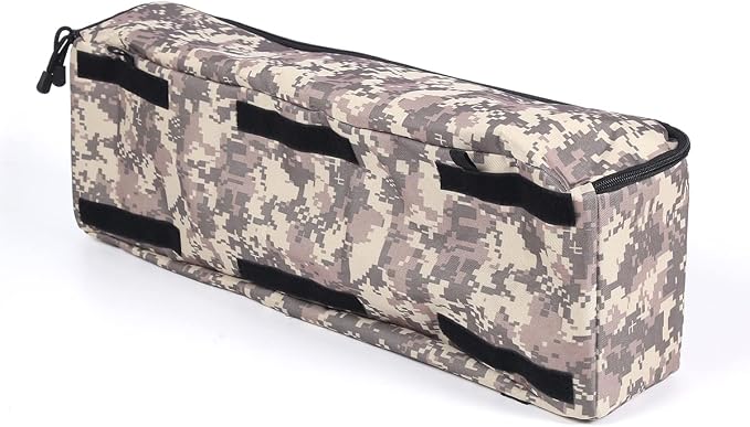 Aunginsy 1PCS Trunk Organizer Compatible with Toyota FJ Cruiser 2007-2021+, Car Right Side Trunk Storage Bag Backseat Hanging Storage Multi-Compartment Space Saving Accessories, Camouflage Pattern