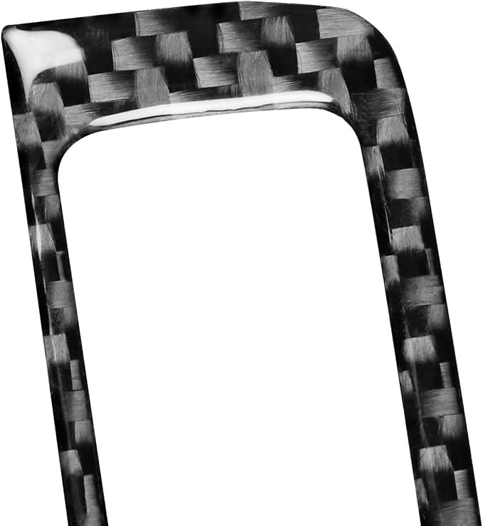 Generic Real Premium Carbon Fiber Sticker Compatible with Audi A3 S3 RS3 8V 2013 2014 2015 2016 2017 2018 2019 Car Trunk Switch Decor Trim Auto Interior Accessories Decal Black, ADAS3R1319