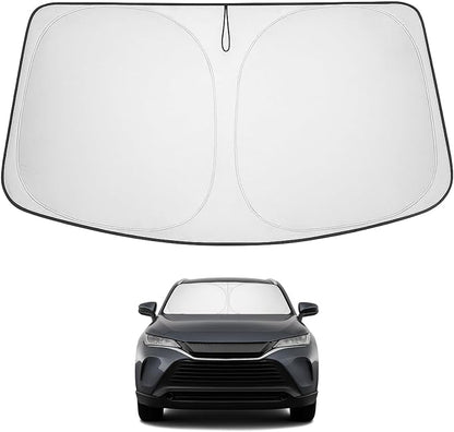 Proadsy 2026 Upgrade Front Windshield Sun Shade Foldable Sunshade Protector Custom Fit 2021-2024 Venza, LE, XLE, Limited, SUV Accessories
