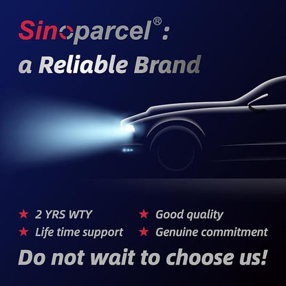 Sinoparcel D1S/D1R Xenon HID Headlight Bulb - 8000K 35W High Low Beam 66144 66140 85140 85415,etc Replacement Lights - Pack of 2