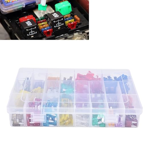 FTVOGUE 300Pcs Car Assortment Kit, Quick Blow Circuit Protection for Auto 2A-40A, Ideal for Vehicle Overload Prevention