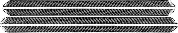 NVCNX Real Premium Carbon Fiber for Toyota Tundra 2022-2026 2023 2024 2025 Door Sill Scuff Plate Door Entry Guard Protector Cover Interior Trim Accessories Overlay Sticker 4PCs not for Extended Cab