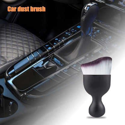 1 PC Car Interior Dust Brush, Auto Scratch Free Detailing Brush, Soft Car Interior Cleaning Brush Auto Accessories for Automotive Dashboard, Air Conditioner Vents, Computer (Purple)
