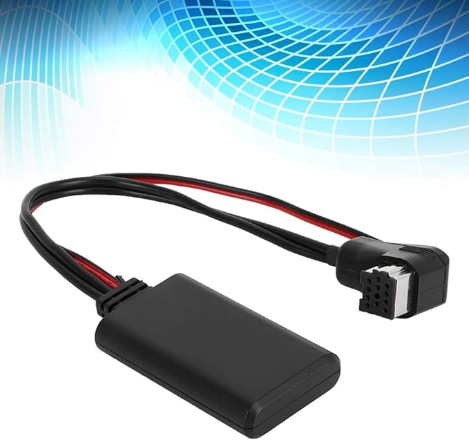 Car Bluetooth AUX Adapter, Auto Car Audio Stereo Module for IP Bus, 12 Pin Plug Car Bluetooth AUX Adapter Module, Universal Car Bluetooth Adapter Module