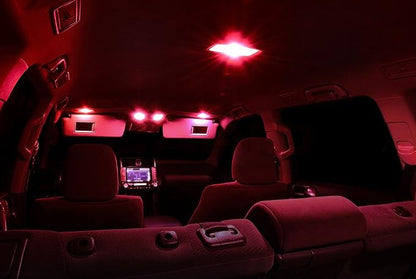 XtremeVision Interior LED for Lexus LS460 LS600h 2007-2014 (13 Pieces) Red Interior LED Kit + Installation Tool