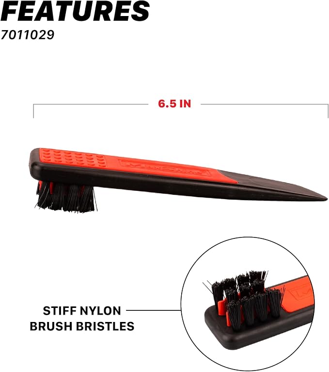 Maxshine 2-in-1 Foam Pad Cleaning Brush & Pad Removal Tool Set | Dual-Function Stiff Bristle Brush with Easy-Grip Handle | Car Polishing Pad Cleaner & Detailing Accessory for Buffing Pads