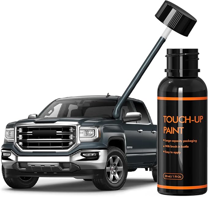 GPA/WA457B Graphite/Dark Slate Touch Up Paint Compatible With GMC, DIY Car Paint Scratch Repair Kit, Automotive Paints, Quick & Easy Fix Scratch Repair for Sierra/Canyon/Savana