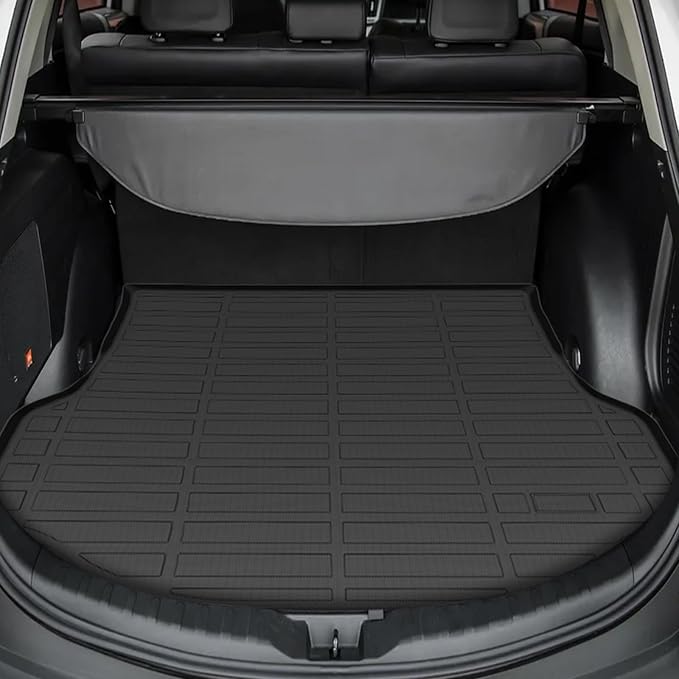 Floor Mats for Toyota RAV4 2013 2014 2015 2016 2017 2018, for RAV4 LE,XLE,XLE Premium,Adventure,TRD Off-Road Floor Mats(NOT for EV,Hybrid,Prime), 1st&2nd Row &Cargo Mat, TPE Non-Slip Car Accessories