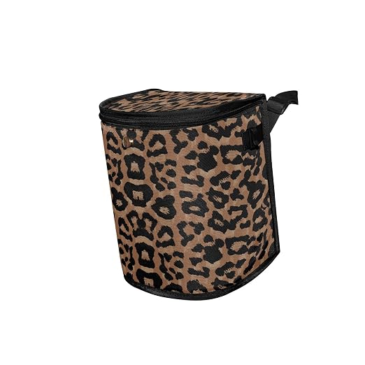 senya Car Trash Can Car Garbage Can Car Waste Basket,Cheeteh Leopard Print Leak-Proof Car Trash Bin, Car Trash Hanging Car Accessories Interior Car Organizer Bag
