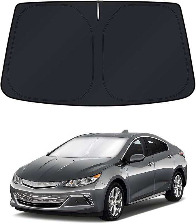 KUST Windshield Sun Shade for Chevrolet/Chevy Volt 2016–2019 Window Accessories Shade Sun Cover Foldable Block UV Rays Keep Car Cooler