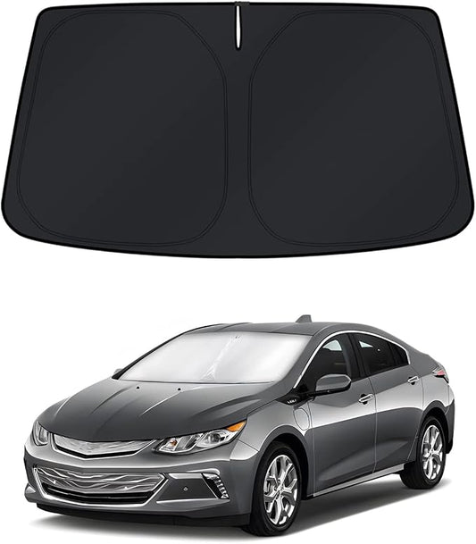 KUST Windshield Sun Shade for Chevrolet/Chevy Volt 2016–2019 Window Accessories Shade Sun Cover Foldable Block UV Rays Keep Car Cooler
