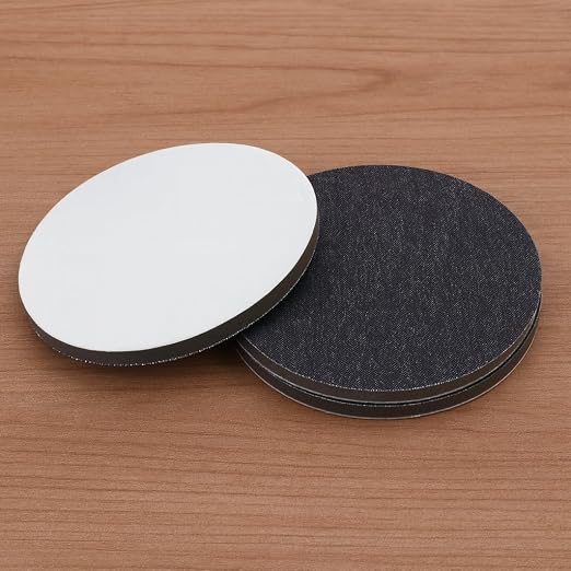 7'' Universal 3-Pack Orange Peel Remover Denim Polishing Pads – 2000 Grit (135mm) Hook & Loop for Easy Attachment, Professional Paint Leveling & Detailing Pad, V2 Upper Layer Clear Coat Scratch Repair