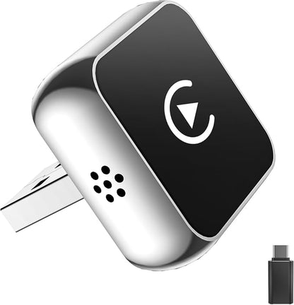 Wireless CarPlay Adapter, 2026 Upgraded Wired to Wireless for Apple CarPlay & Android Auto, 2-in-1 Mini USB Design Car Play Adapter with Type-C Adapter, Plug and Play, Stable Connection with No Delay