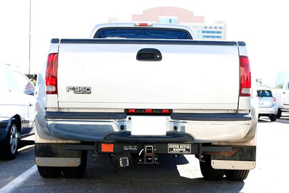 iJDMTOY OEM-Spec Red Lens 9-LED Rear Truck Bed Mounted Center Tailgate Running Light Bar, Compatible with 1999-2010 Ford F-250 F-350 F-450 DRW, Also Fit Other Truck/Pickup