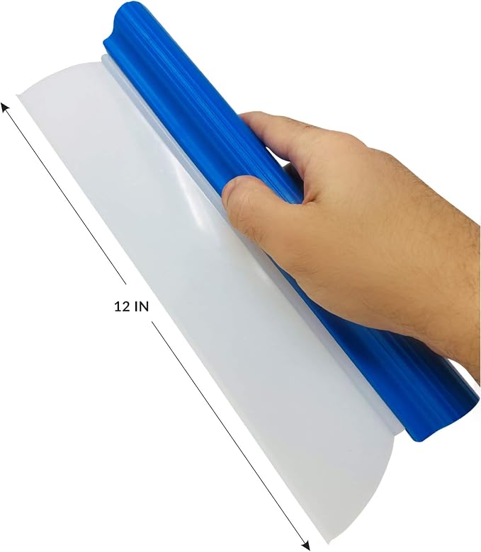 Silicone Car Window Squeegee for Boat Windshields, RVs, and Auto Cleaning, Water Blade Wiper and Cleaner for Glass, Mirrors, and Shower Doors