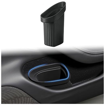 for Tesla Car Trash Can Bin Model Y Model 3 2017-2026 Accessories Mini Garbage Can Trash Bin Model Y Juniper Door Side Trash Can Model 3 Highland Multifunctional Organizers Storage