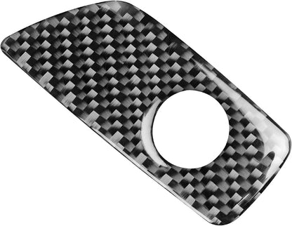 Real Premium Carbon Fiber Sticker Compatible with Audi A3 S3 RS3 8V 2013 2014 2015 2016 2017 2018 2019 Car Glove Box Storage Box Handle Switch Decor Trim Auto Interior Accessories Style A Black