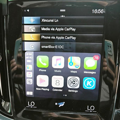 CarPlay Wireless CarPlay Adapter for iPhone for Volvo XC90 XC60 XC40 S60 V90 Accessories, Convert Wired to Wireless CarPlay Adapter (carplay Model A)