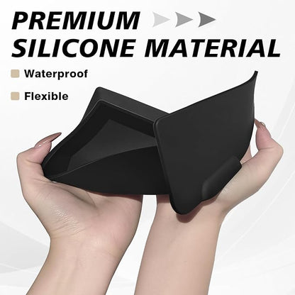 Muslogy Storage Drawer Tray Compatible with 2005-2021 Nissan Frontier Accessories Center Console Organizer Anti-Slip Cubby Silicone Insert Extra Storage Box (Fits Trims with Console Hole Only)