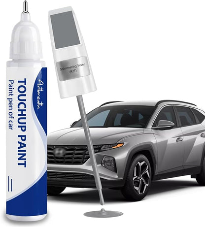 Shimmering Silver(R2T) Touch Up Paint for Hyundai-Exact Match–Chips and Nicks Car Paint Scratch Repair Kit Automotive Paint Pen for Accent/Creta/Elantra/TUCSON/SANTA