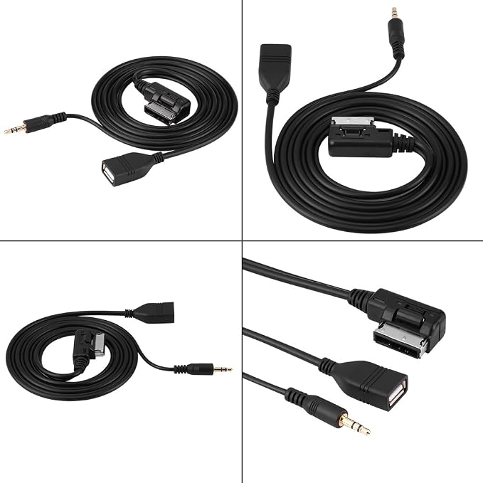 Yctze Accessories Car Audio AUX USB Adapter Cable Cable Adapter Converter Cable C63 E200l CLS E S ML Class
