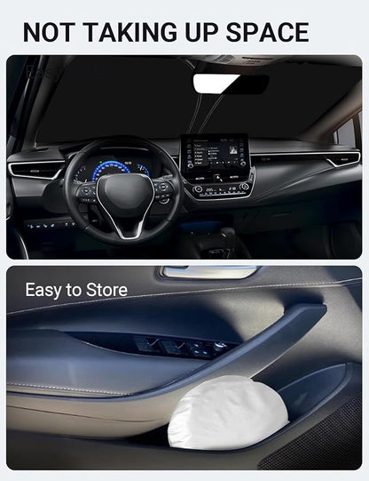Proadsy 2026 Upgrade Front Windshield Sunshade Foldable Sun Shade Protector Custom Fit 2014-2019 Corolla SE XSE L LE XLE Hybrid Sedan Accessories