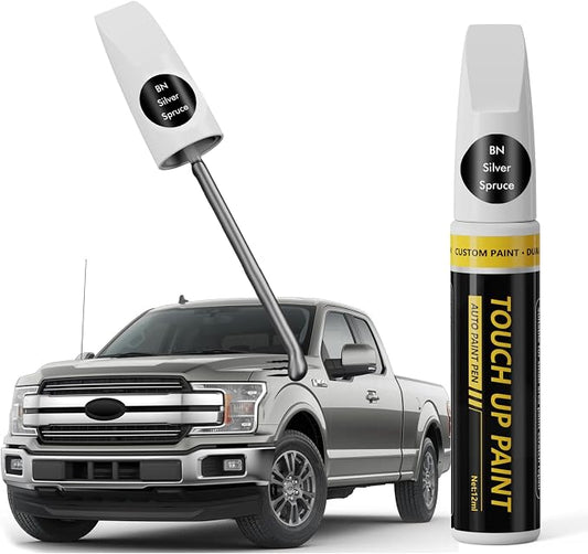 (Silver Spruce (BN) Car Touch Up Paint for ford, Car Paint Scratch Repair Kit, 2 in 1 Premium Scratch Remover Pen with Exact Color-Matched