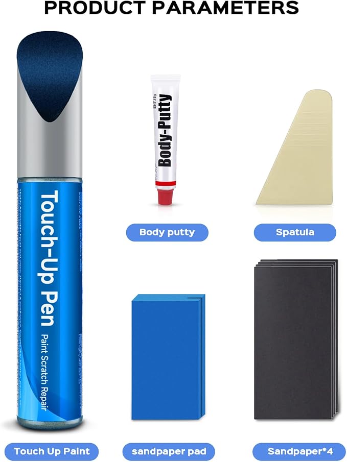 Phytonic Blue Metallic(C1M) for BMW Car Touch Up Paint Kit,Exact Match Car Scratch Repair Touch Up Paint Kit (Phytonic Blue Metallic for 2019-2020 X5/X4/iX3/X3/X2/X1/5/1 Series)