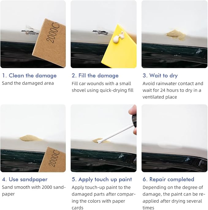 GLT/WA327E Glacier Blue/Dynamic Blue Touch Up Paint Compatible With GMC, DIY Car Paint Scratch Repair Kit, Automotive Paints, Quick & Easy Fix Scratch Repair for GM Chevrolet Sierra/Canyon