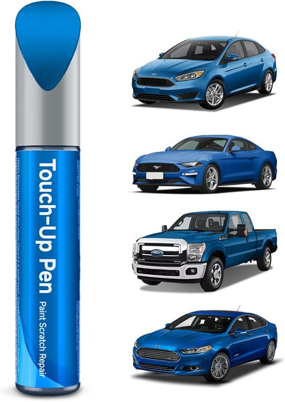 E7 Velocity Blue Metallic Touch Up Paint Compatible with Ford Exact Match Touch Up Paint Car Scratch Repair