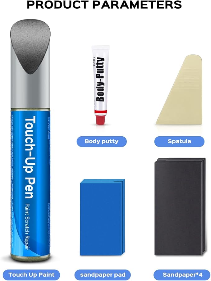 Mineral Grey(B39) for BMW Car Touch Up Paint Kit,Exact Match Car Scratch Repair Touch Up Paint Kit(Mineral Grey Metallic for X2/2 Series Tourer)