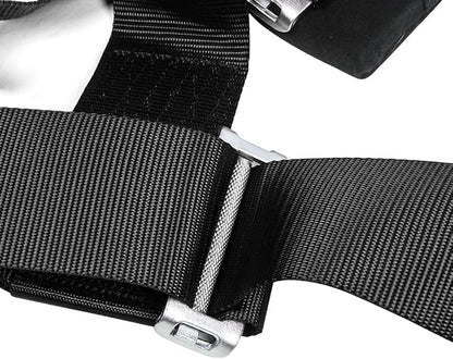 Kyostar 4 Point Harness 3 Inch with Ultra Soft Heavy Duty Shoulder Pads (8163 Black)