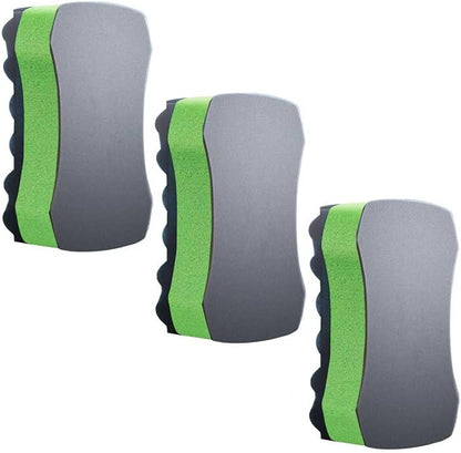 Three Texture Car Wash Sponge - Multi Purpose Bug Remover Scrubbing Side Soft Sea Sponge - Ultra Scrub Car Cleaning Sponges Wash Bucket Accessory - 3Pack