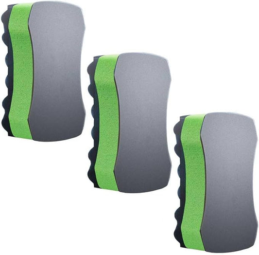 Three Texture Car Wash Sponge - Multi Purpose Bug Remover Scrubbing Side Soft Sea Sponge - Ultra Scrub Car Cleaning Sponges Wash Bucket Accessory - 3Pack
