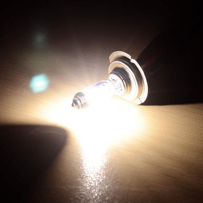 WinPower H7 Halogen Headlight Bulb, Super Bright Warm White 55W 4300K High Low Beam Fog Light Replacement Car Motorcycle PX26D Lamp, Pack of 2