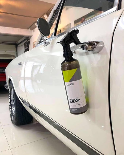 CARPRO Elixir Quick Detailer with Sprayer - Quick Detail Provides a Fast Layer of Depth, Gloss, and Hydrophobic Energy - 500ml (17oz)