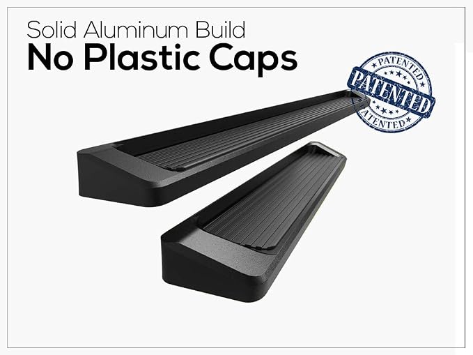 APS Running Boards 6 inches Matte Black Compatible with Ford Transit 2015-2026 Full Size Van 3-Door (Exclude 2022-2026 E-Transit) (Nerf Bars Side Steps Side Bars)