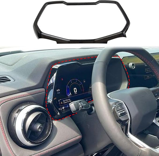 Carbon Fiber Style Center Console Dashboard Cover Trim Accessories for 2023-2026 Chevrolet Colorado