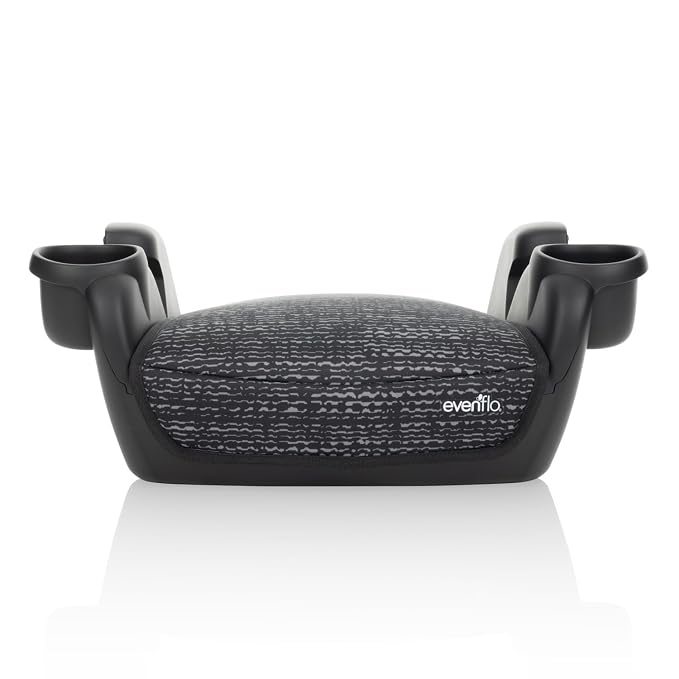 Evenflo GoTime No Back Booster Car Seat (Static Black)