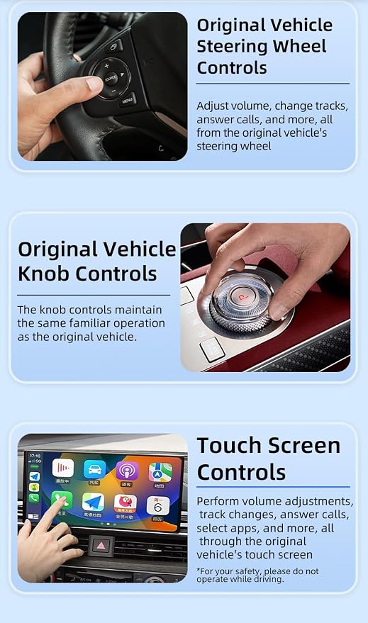Wireless CarPlay Adapter-Convert Wired CarPlay to Wireless,Stable Connection and Mini Size,Plug & Play,50% Lower Temperature,Auto-Reconnect,Compatible with iPhone & Android & Cars 2015+