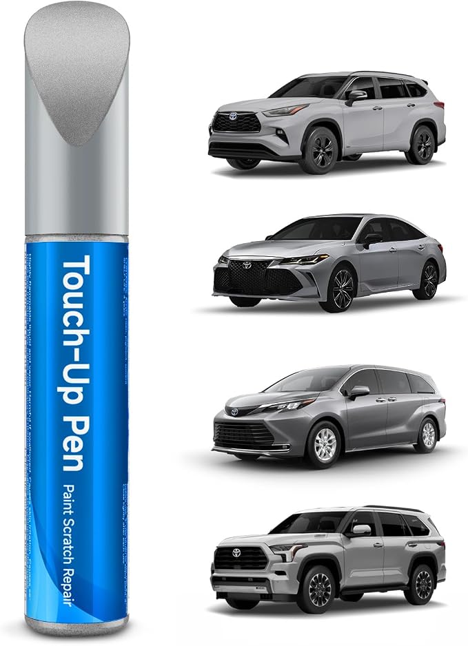 1J9 Celestial Silver Metallic Touch Up Paint Compatible with Toyota Exact Match Touch Up Paint Car Scratch Repair