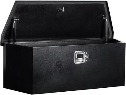 35 Inch Underbody Truck Tool Box Steel Metal Trailer Tongue Box with Handled-Lock Waterproof Heavy Duty Organizer for Trucks RVs ATVs - 35x11.8x11.8