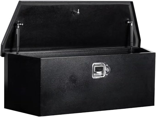 35 Inch Underbody Truck Tool Box Steel Metal Trailer Tongue Box with Handled-Lock Waterproof Heavy Duty Organizer for Trucks RVs ATVs - 35x11.8x11.8