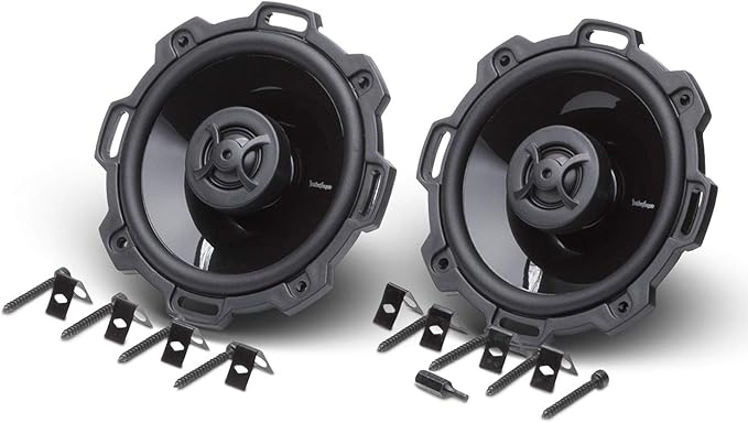 Rockford Fosgate P142 Punch 4" 2-Way Coaxial Full Range Speakers - Black (Pair)